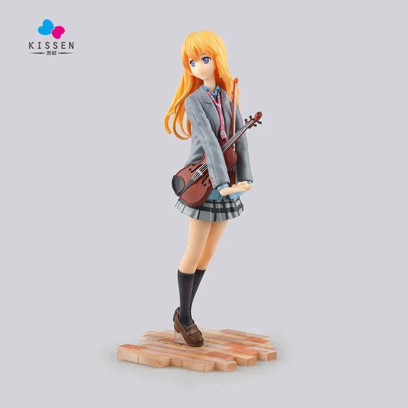 

Kissen Figure 20CM Your Lie in April Arima Kousei Miyazono Kaori Figure Violin Uniforms PVC Action Figure Model Toys for Girls