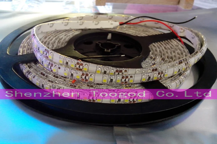 DHL/FedEx 500 м/лот 600LED 3528 SMD водонепроницаемый DC12V 120LED/м Светодиодная лента, белый/теплый белый/синий/зеленый/красный/желтый T-6689