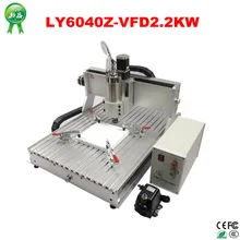 Hottest CNC router 6040 Z VFD 2200w water coolde cnc machine 3 axis cnc milling machine
