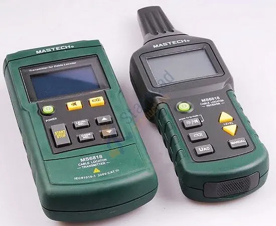 Mastech MS6818 Профессиональный провод кабель трекер металлический локатор для нахождения подземных труб детектор тестер метр 12~ 400 В