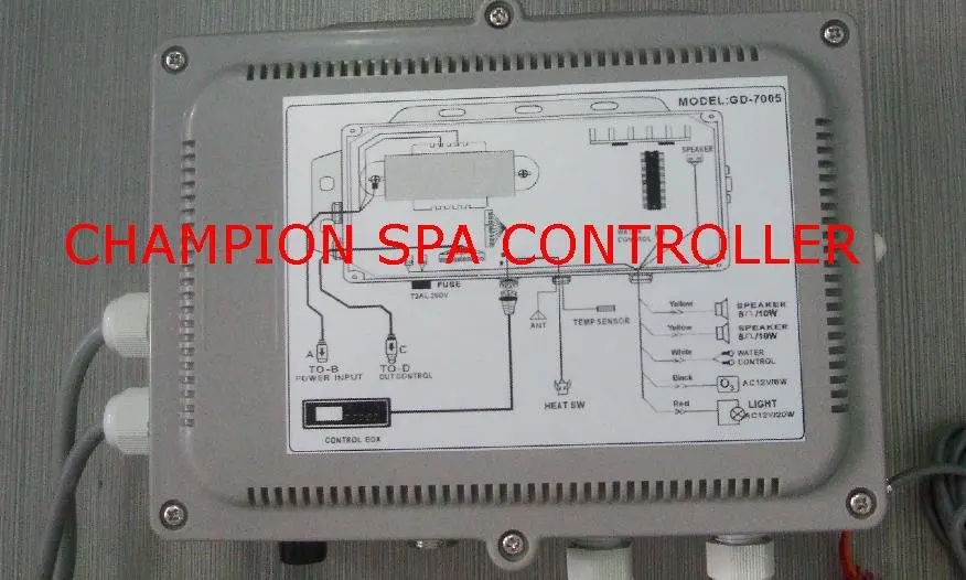 Гидромассажная Ванна контроллер GD-7005/GD7005/GD 7005 полный комплект включает дисплей панель клавиатуры и блок управления