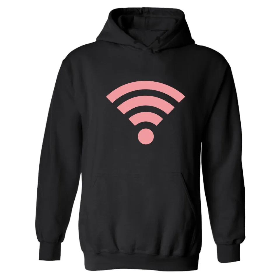 Free WiFi Hooded 4XL Punk Hoodie Men in Street Wear Style Autumn Warm Mens Hoodies and Sweatshirts Set for Winter