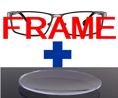 frame and lenses Оптическая оправа для очков Clara Vida на заказ, по рецепту, близорукие или очки для чтения, фотохромные-1 до-6+ 1+ 6 - Цвет оправы: frame and lenses