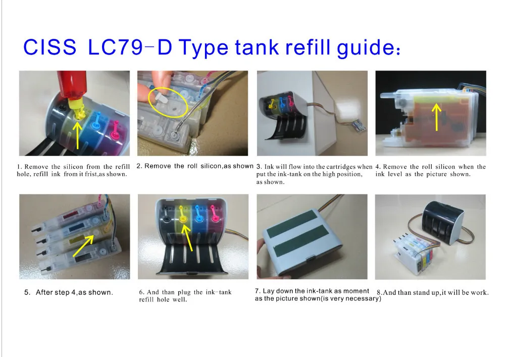 Ciss для Brother LC12(DCP-J525N/DCP-J540N/DCP-J725N/DCP-J740N/DCP-J925N/DCP-J940N/MFC-J705D/MFC-J705DW/MFC-J710D/MFC-J710DW