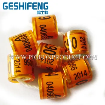 

Attractive and durable plastic and aluminium pigeon homing pigeon ring with top quality