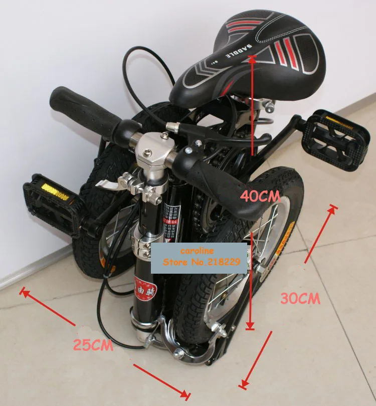 Sale to Russian arrived 18-35 days! 12 inch 14inch mini/free folding bike/subway transit vehicles black white red blue 3