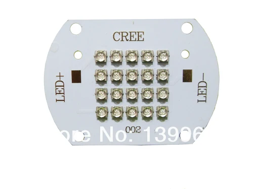 60 Вт CREE XTE Королевский синий светодиод высокой мощности на медной печатной плате