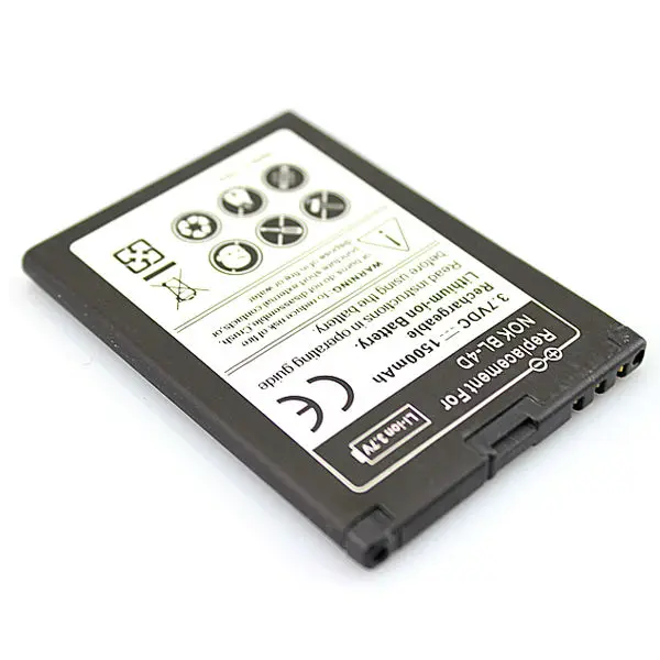 Для Nokia N97 Mini 2X1500 мАч Замена Батарея BL-4D N8 N8-00 E5 E5-00 E7 E7-00 телефон Перезаряжаемые запасной литий-ионная аккумуляторная батарея