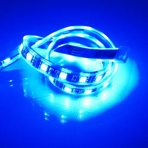Waterproof-IP68 1 м DC 12 В SMD5050 гибкий светодиодный полосы 60 светодиодный ы за метр, белый, красный, зеленый, синий, желтый, RGB, Медь фон