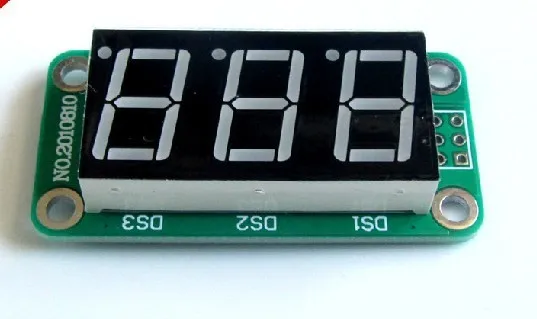 3 три статических модуля цифрового дисплея max7219 чип SPI серийный десятичный