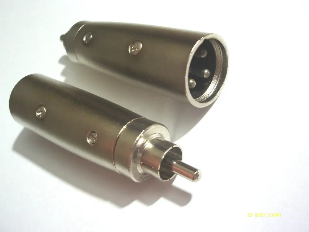 1000 шт 3Pin XLR кабель для мужчин RCA разъем аудио разъемы