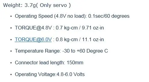 10 pçs lote mini 3.7g micro servo