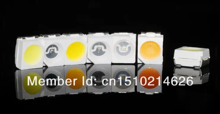 1000 шт./лот супер яркий светодиодный SMD 3528 7-8lm