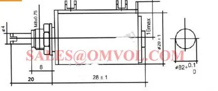 WXD3-12-2W 47 K Ом многовитковый потенциометр