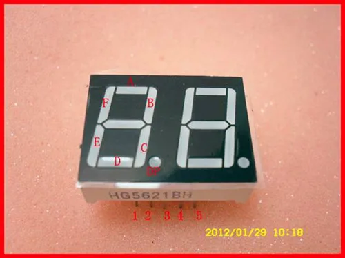 

Free Shipping!! 0.36 inches two digital / new common male / ultra bright /Electronic Component