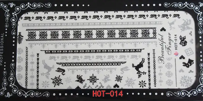 HOT001-019,, 20 листов/партия, смешанные Мультяшные наклейки для воды, переводные наклейки для ногтей