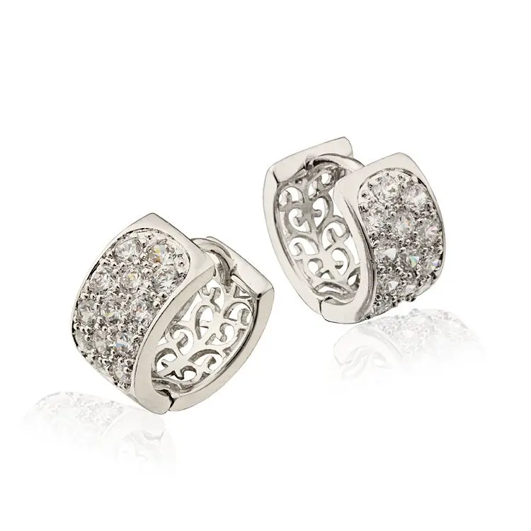 Две пары CC серьги-кольца для женщин букле Aretes Bijoux Zircons серьги золотые Brincos Ouro модные ювелирные изделия бижутерия E2233