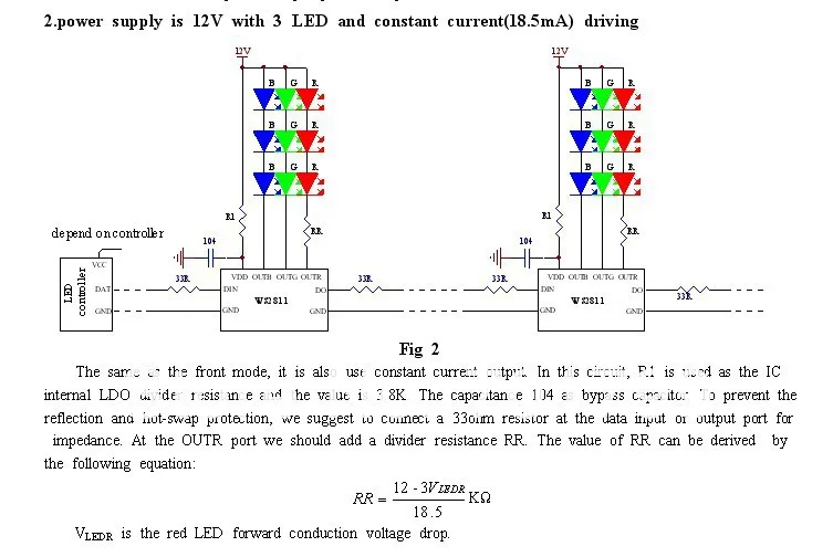 50 шт. DC5V WS2811 светодиодный пиксельный узел, с прозрачной провода; Размер: L26mm* W18mm* H22mm