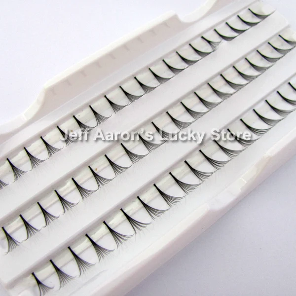 3 лотка 12 мм 10 мм 8 мм D Lash Curl натуральные Индивидуальные Накладные ресницы расширение 60 ударов в одной упаковке 8 ресниц на узел