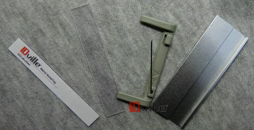И логотип предложение! ID держатель Металл бейджик/знак катушки/Знак Держатели/50 шт./уп
