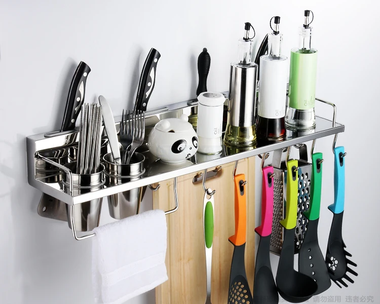 304 Stainless Steel Kitchen Rack Shelf Cooking Utensil Aeproduct