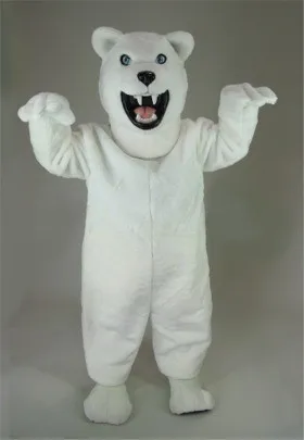 Fierce Polar Bear Маскоты костюм для взрослых животных Тема Маскоты te Маскоты наряд костюм нарядное платье Cosply Костюмы sw1091
