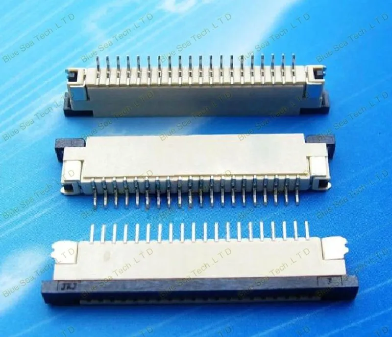 Бесплатная доставка 20 шт. FPC/FFC соединительный кабель Разъем 20 pin 1.0 мм разъем для интерфейса ЖК экрана dvd/MP3/PDA/Phone ect. rohs