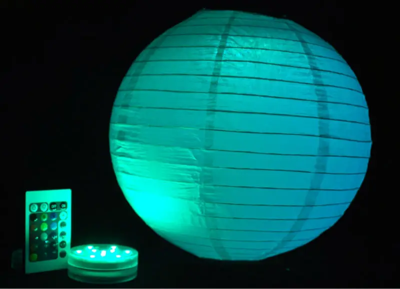 2.8 дюймов свет в доме улучшение 20 шт./упак. 7 см диаметр погружной RGB многоцветные светодиодные Ваза База освещение