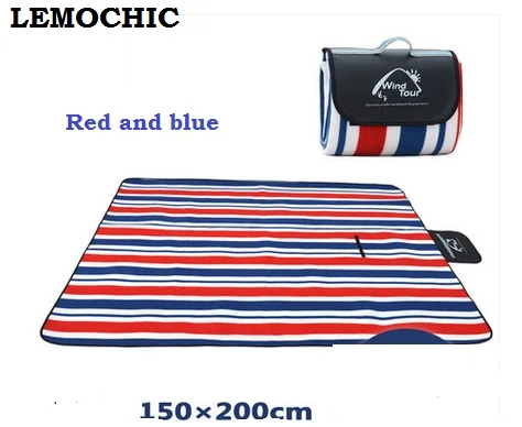 Red and blue Принадлежности для барбекю, кемпинга, мателаса, гофрированный, туристический, высокое качество, коврик для палатки, спальное одеяло, пляжный коврик, коврик для йоги - Цвет: Red and blue