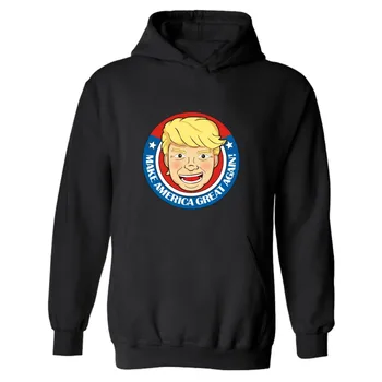 

Donald Trump Harajuku Sweatshirt Winter Autumn Spring in USA Make America Great Again Mens Hoodies and Sweatshirts Set
