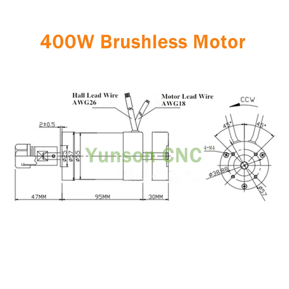 1 шт. DC48V 400 Вт бесщеточный мотор ER11 цанговый патрон с воздушным охлаждением шпиндель с вентилятором+ 1 шт. кронштейн+ 1 шт. драйвер двигателя