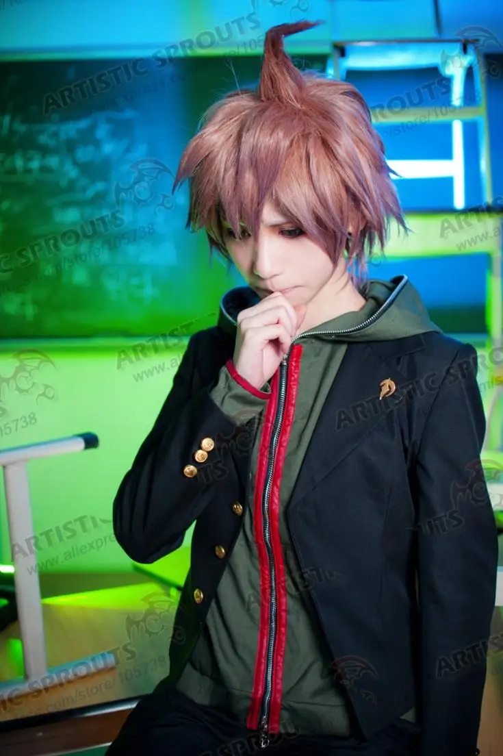 Anime Danganronpa Makoto Naegi Cosplay Costume Cosplaying Tips