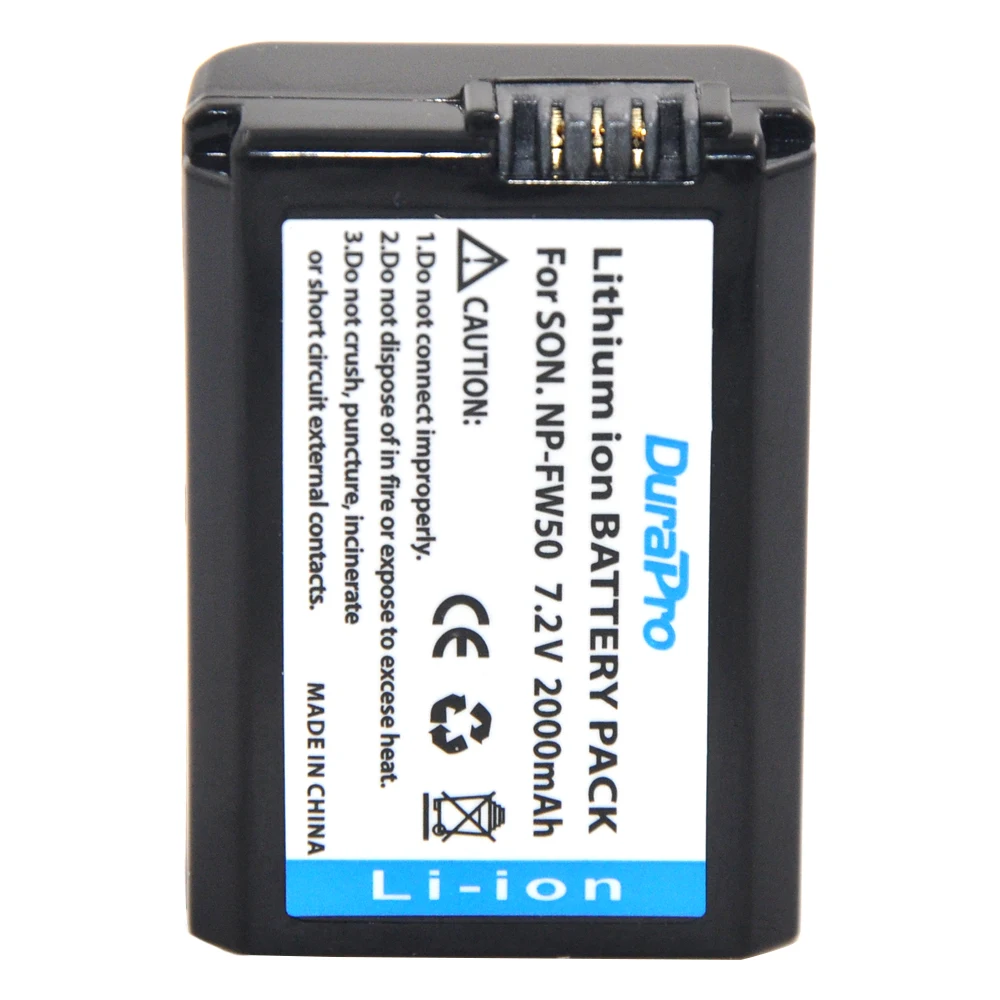 Полностью декодированный 3 шт. NP-FW50 NP FW50 NPFW50 Батарея для SONY A5000 A5100 A7R NEX6 5TL 5R 3Nl A6000 5 T 5C A7 NEX6 NEX7 NEX5TL NEX5R