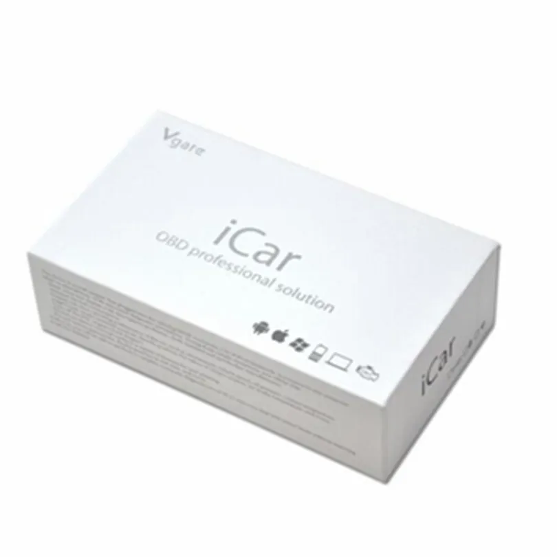 50 шт./лот DHL Vgate iCar2 Bluetooth ELM327 OBD2 автомобильный диагностический инструмент ELM 327 я Car2 Bluetooth OBD2 Авто диагностический сканер