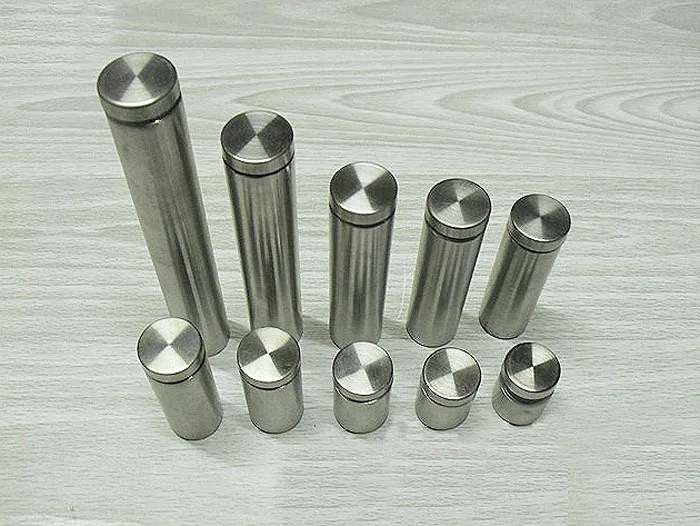 Lot Of Stainless Steel Advertisement Fixing Screws Glass Standoff Pin 19mm 50mm Screws Aliexpress