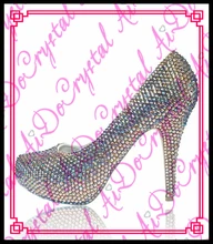 Aidocrystal 2016 Luxus kristall Frauen Pumps geschlossenen Zehen High Heels Schuhe