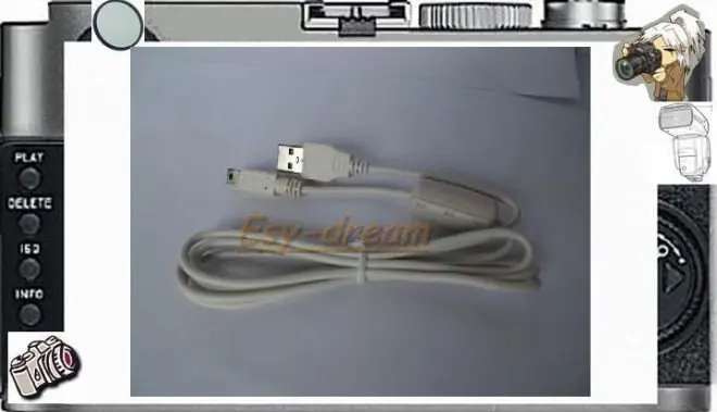 Камера USB кабель для передачи данных USB 2.0 A-Mini B 5-контактный для Canon PowerShot 80D 700D 650D 1300D IFC-150U IFC-200U IFC-300PCU IFC-500PCU