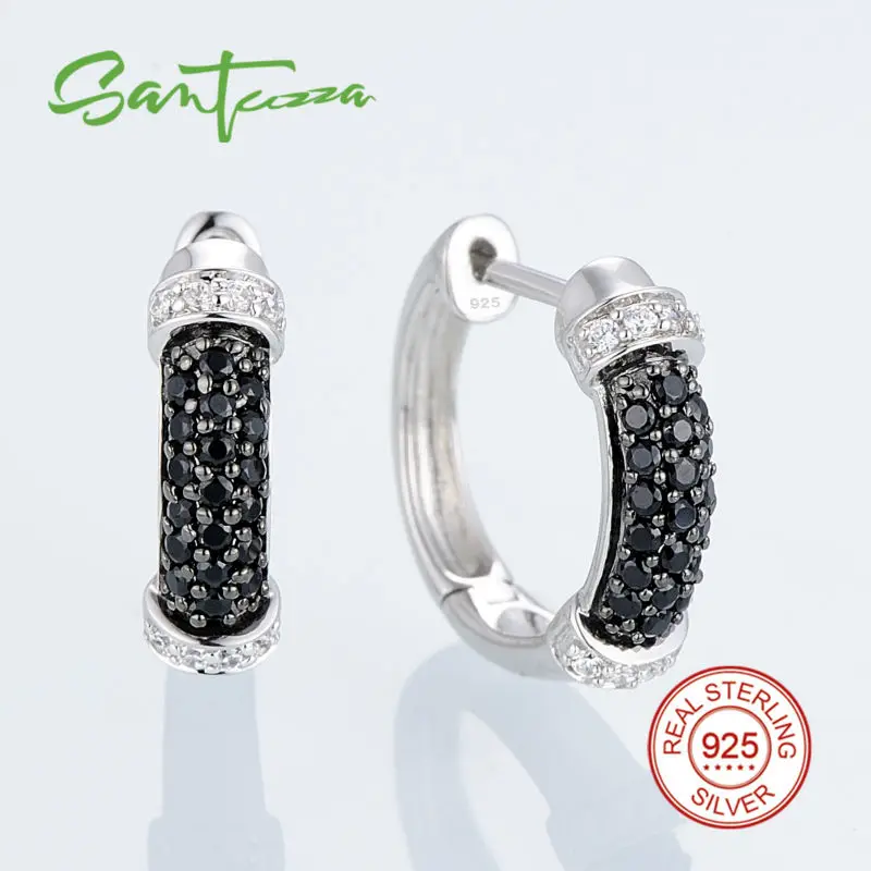 Silver EarringsE301074BSNZSL925-SV1-W