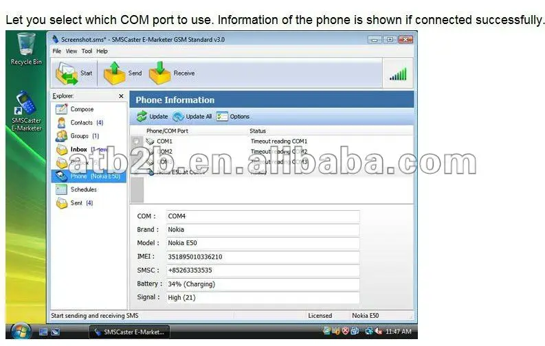 8 Порт модемного пула Q2406 8 порт GSM GPRS группа модемов usb