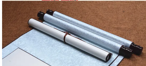 

Chinese paper scroll along fine vertical shaft blank four feet around calligraphy painting calligraphy scrolls 140cm*40cm