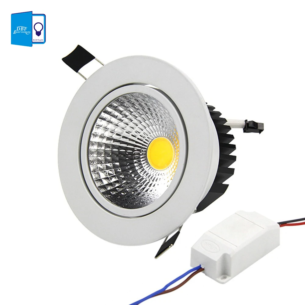 DBF1 Super Bright Recessed LED Dimmable Downlight COB 6W ...