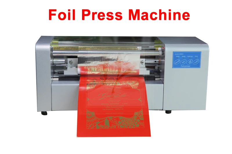 LY 400B foil press machine digital hot foil stamping printer machine color business card