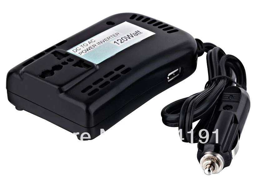 Бесплатная доставка 120 Вт автомобиля мощность Инвертор с USB разъем, CE UL dc 12 В к ac 220 инверторы универсальный разъем конвертера