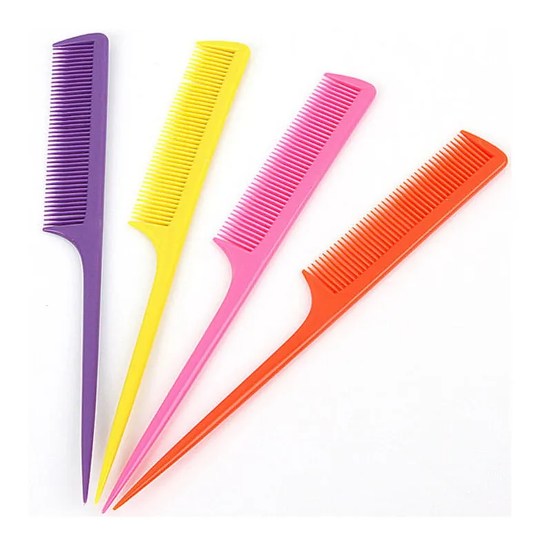 

1 Piece Baby Cutting Comb Hard Plastic Combs Sharp Point End Assorted Color
