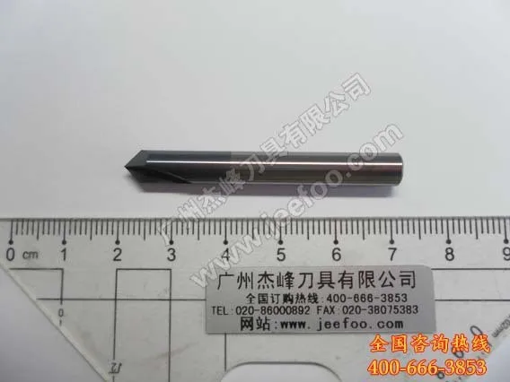 Покрытие два спиральных резака с углом, ЧПУ фрезы endmill Размер 6*45