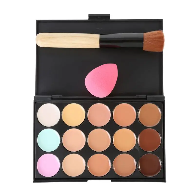 15 Colors Natural Professional Concealer Palettes makeup Foundation