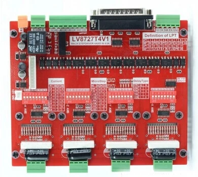 

4.2A 57 Step / 4-axis / stepper motor driver CNC / drive plate engraving machine / interface board / servo