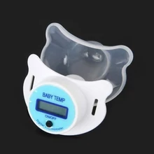 3.5 Digits Health Monitors Baby Nipple Thermometer Baby Pacifier LCD Digital Mouth Nipple Pacifier Chupeta Termometro Testa