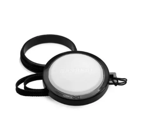 Mennon 49mm White balance camera lens cap WB,leash,filter mount,Free US shipping 