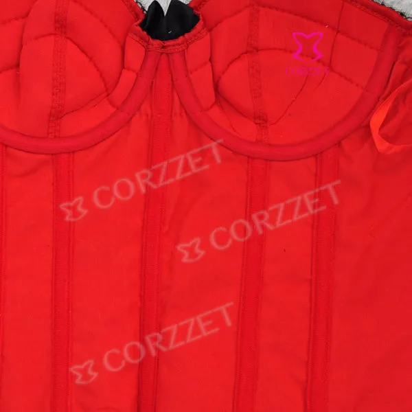 Красное и черное викторианское платье-пачка с корсетом верхняя одежда Бурлеск корсет юбка лолита готическое платье Corpetes E Espartilhos Para Festa